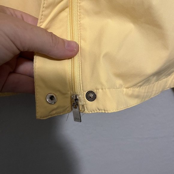 Izod Yellow lightweight jacket W/zip off sleeves & mesh lining Size Large - Picture 5 of 11